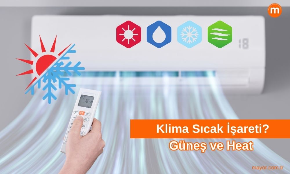 Sanyo Klima Sıcak İşareti